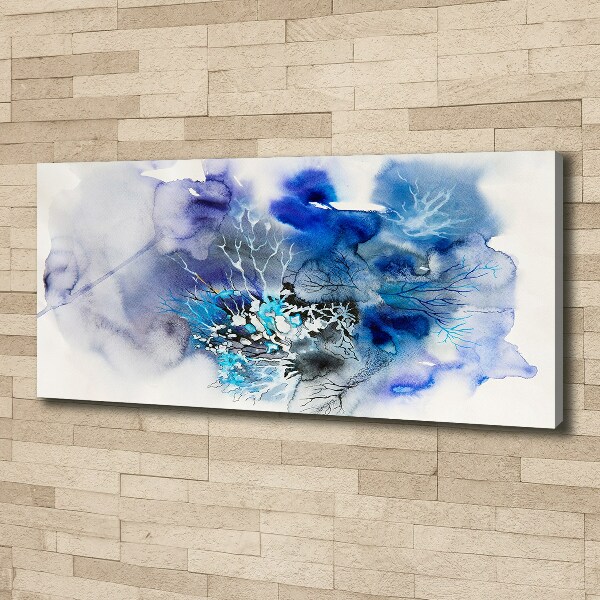 Foto canvas Abstracte bloemen