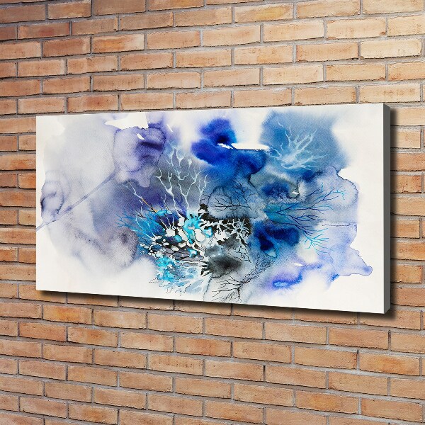 Foto canvas Abstracte bloemen