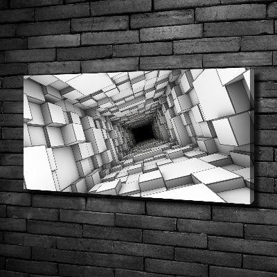 Canvas foto Kubustunnel