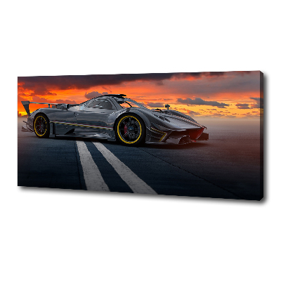 Schilderij op canvas Racer