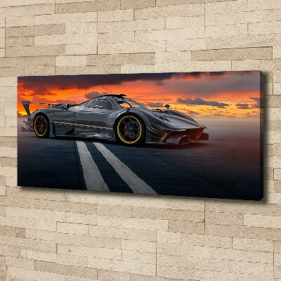 Schilderij op canvas Racer