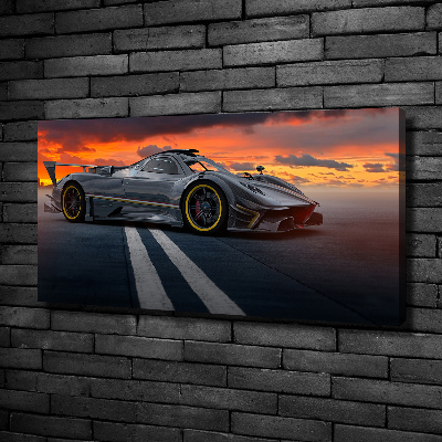 Schilderij op canvas Racer