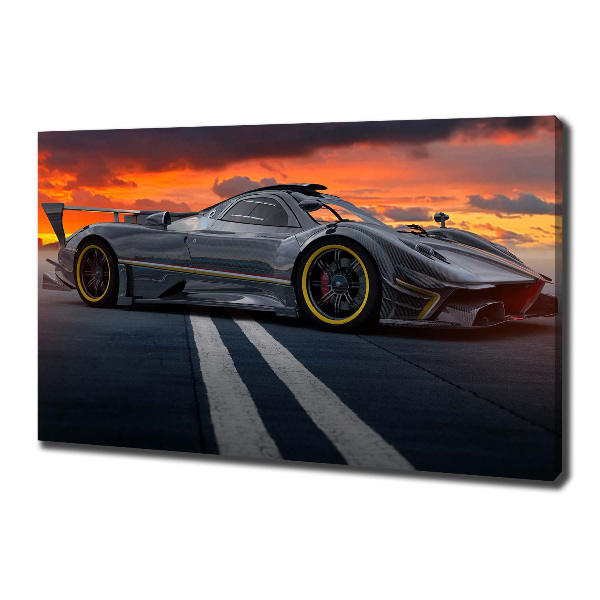 Schilderij op canvas Racer