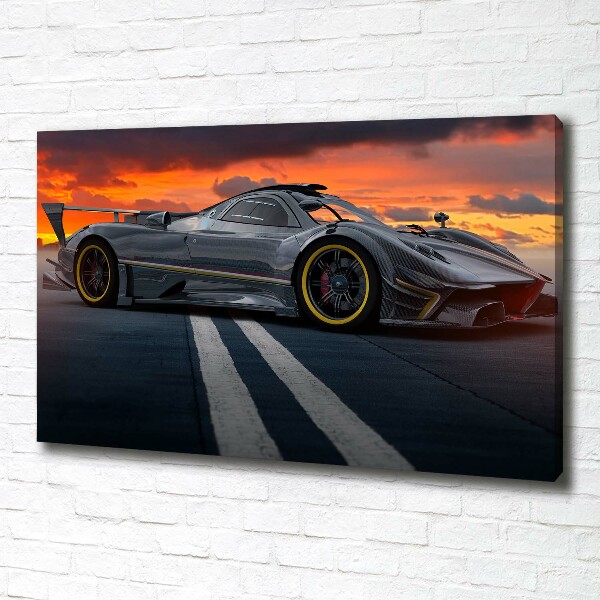 Schilderij op canvas Racer