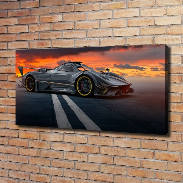 Schilderij op canvas Racer