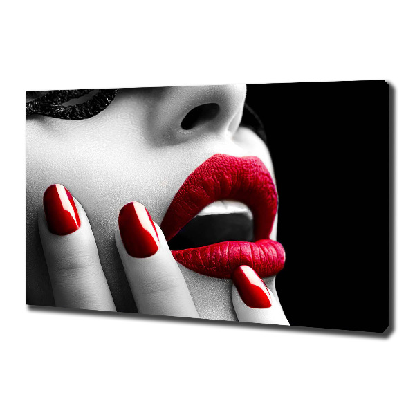 Foto op canvas Kanten masker