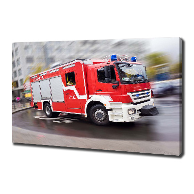 Foto canvas Brandweerwagen