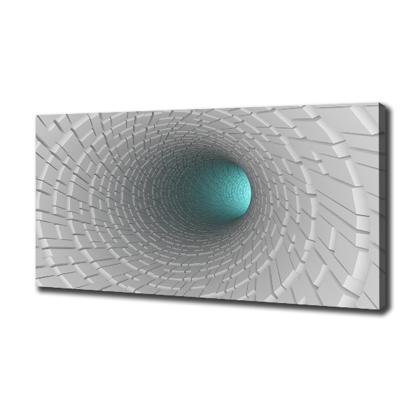 Canvas foto 3D-tunnel