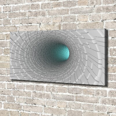 Canvas foto 3D-tunnel