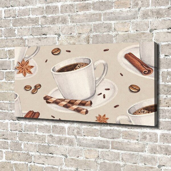 Canvas foto Een kopje koffie