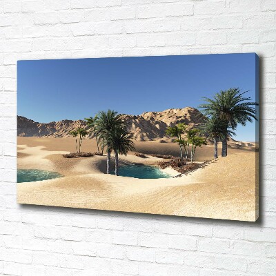 Schilderij op canvas Oase