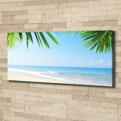 Foto canvas Tropisch strand