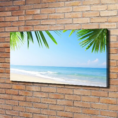 Foto canvas Tropisch strand