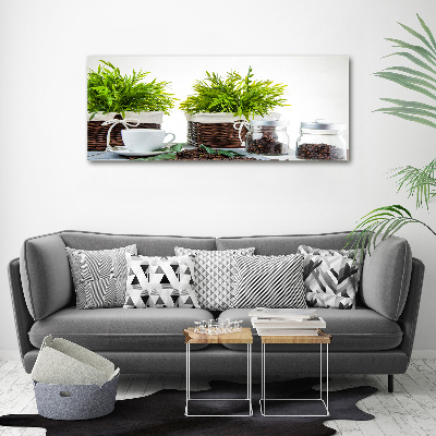 Canvas foto Koffiehuisthema