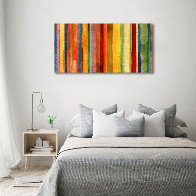 Schilderij op canvas Kleurrijke strepen