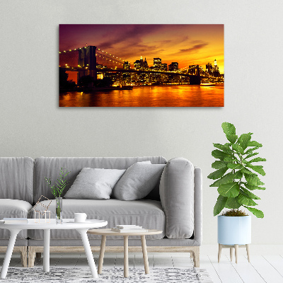Foto canvas Brooklynbrug