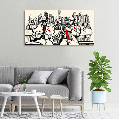 Foto op canvas New York Jazz