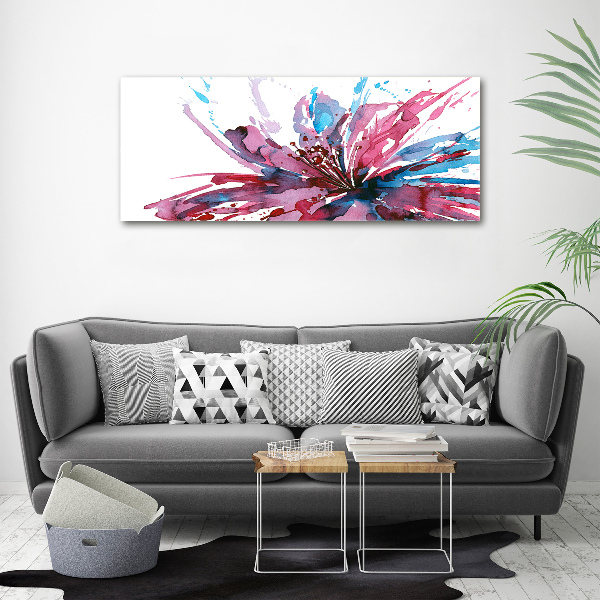 Foto op canvas Abstracte bloem