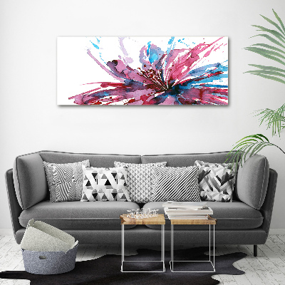 Foto op canvas Abstracte bloem
