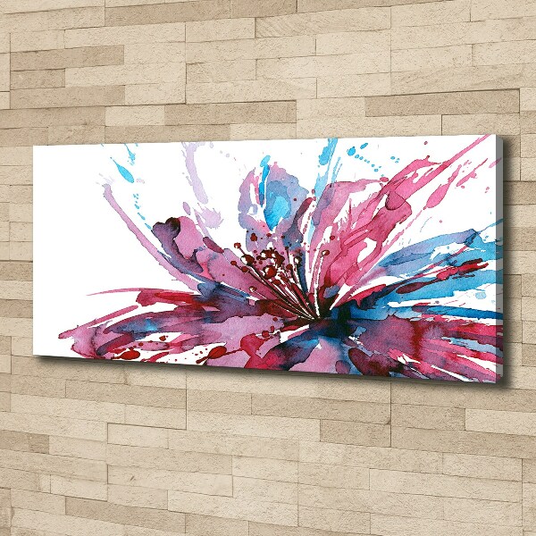 Foto op canvas Abstracte bloem