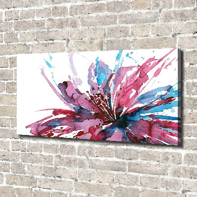 Foto op canvas Abstracte bloem