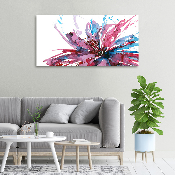 Foto op canvas Abstracte bloem