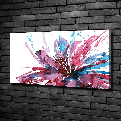 Foto op canvas Abstracte bloem