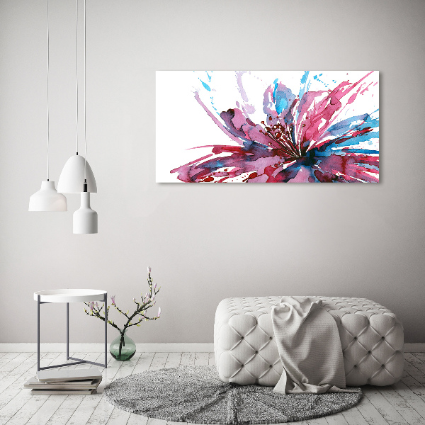 Foto op canvas Abstracte bloem