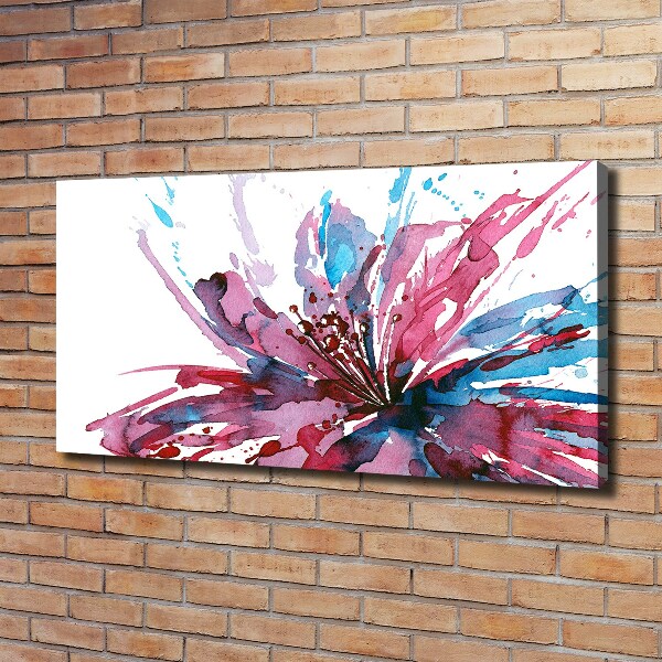 Foto op canvas Abstracte bloem