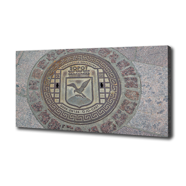 Canvas schilderij Sopot-put