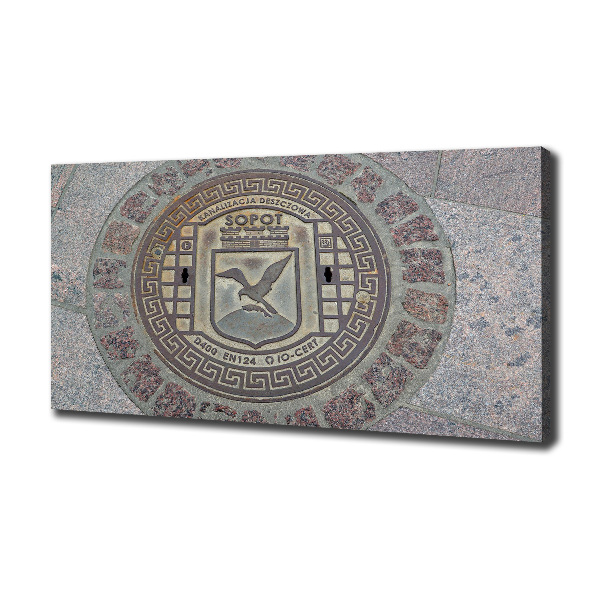 Canvas schilderij Sopot-put