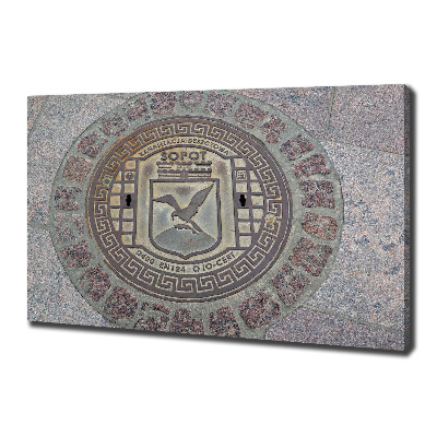 Canvas schilderij Sopot-put