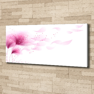 Canvas foto Roze bloem