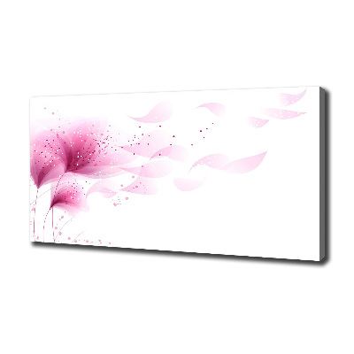 Canvas foto Roze bloem