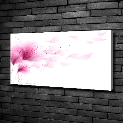 Canvas foto Roze bloem