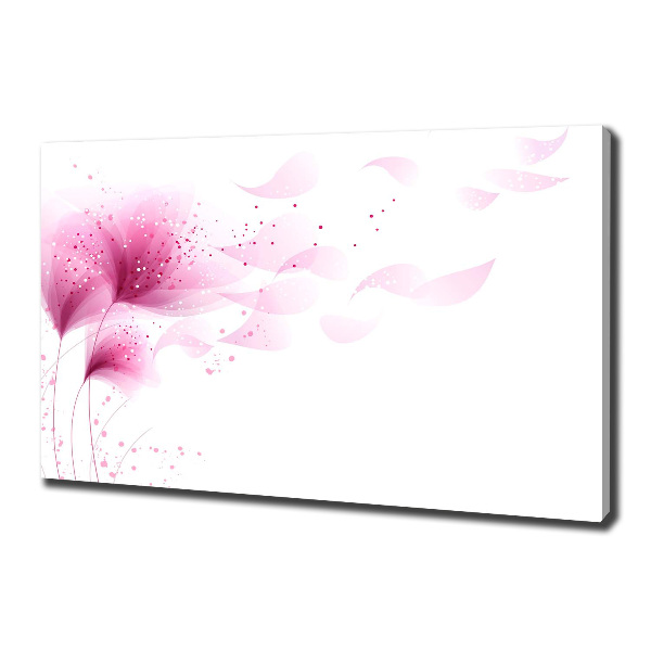 Canvas foto Roze bloem