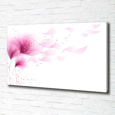 Canvas foto Roze bloem