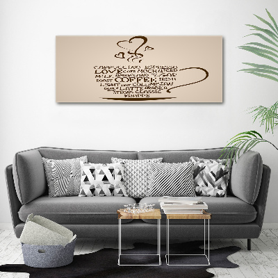 Canvas foto Een kopje koffie