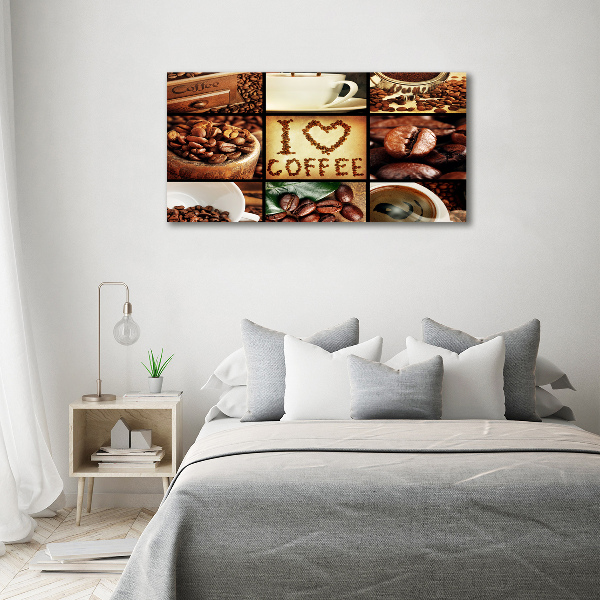 Foto canvas Koffiecollage