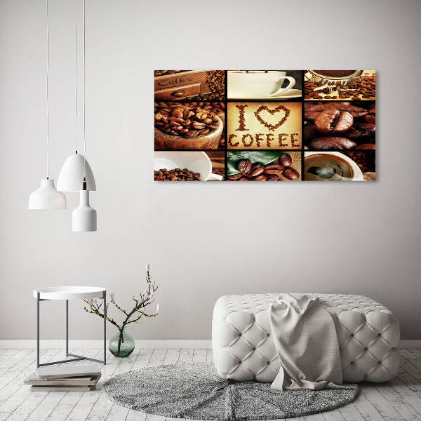 Foto canvas Koffiecollage