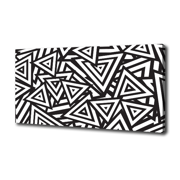 Schilderij op canvas Achtergrond met driehoeken