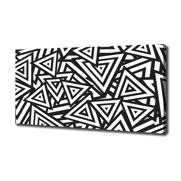 Schilderij op canvas Achtergrond met driehoeken