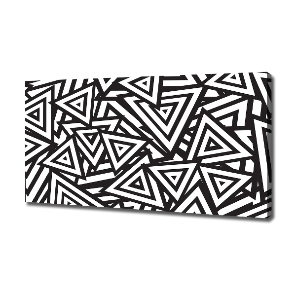 Schilderij op canvas Achtergrond met driehoeken