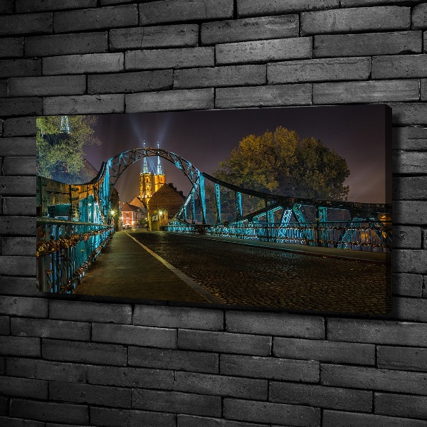 Canvas foto Brug der Geliefden