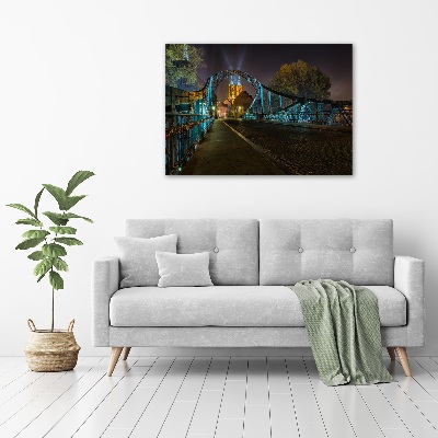 Canvas foto Brug der Geliefden