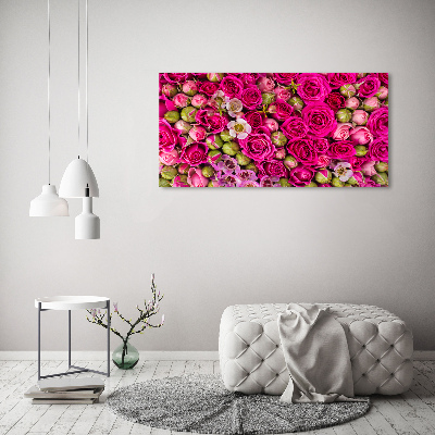 Schilderij op canvas Rozen