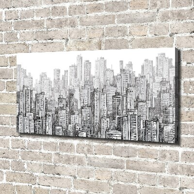 Foto canvas Wolkenkrabbers