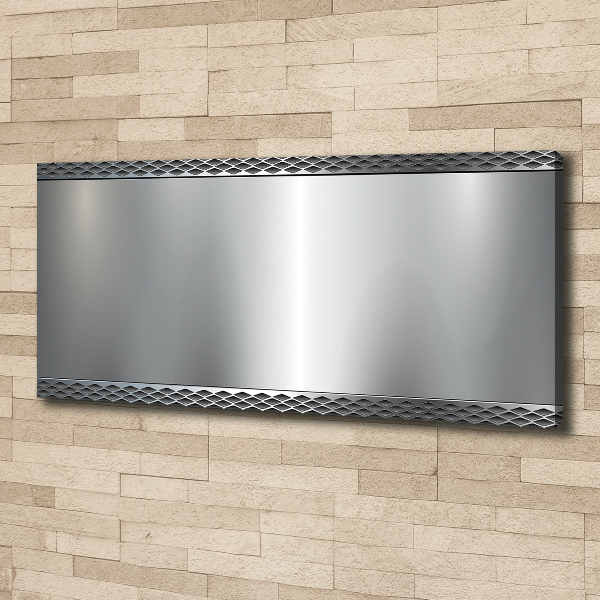 Canvas schilderij Metalen achtergrond