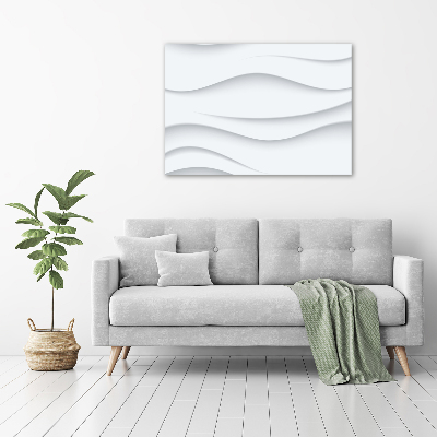 Foto op canvas Abstracte golven