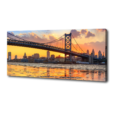 Schilderij op canvas Philadelphia-brug